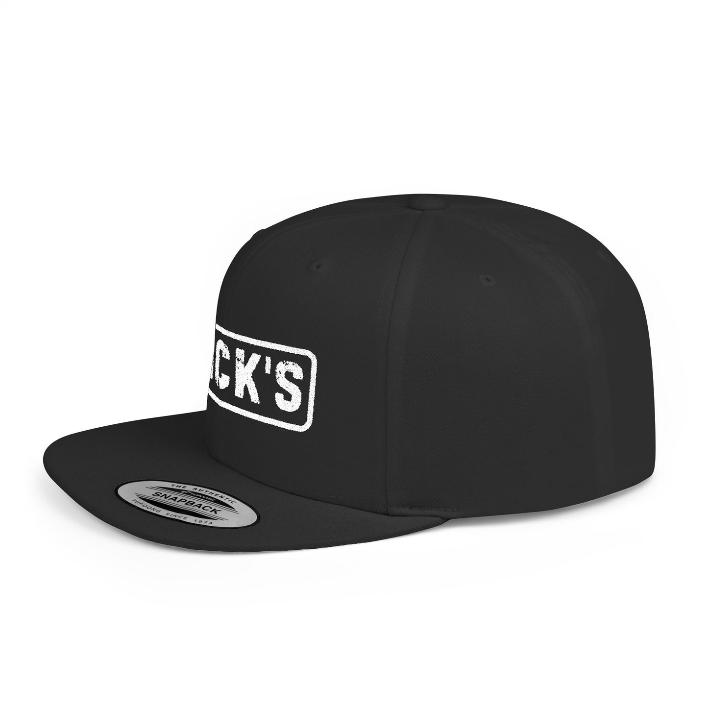 WICK'S Flat Bill Snapback Hat - Stylish Urban Cap for Streetwear Lovers