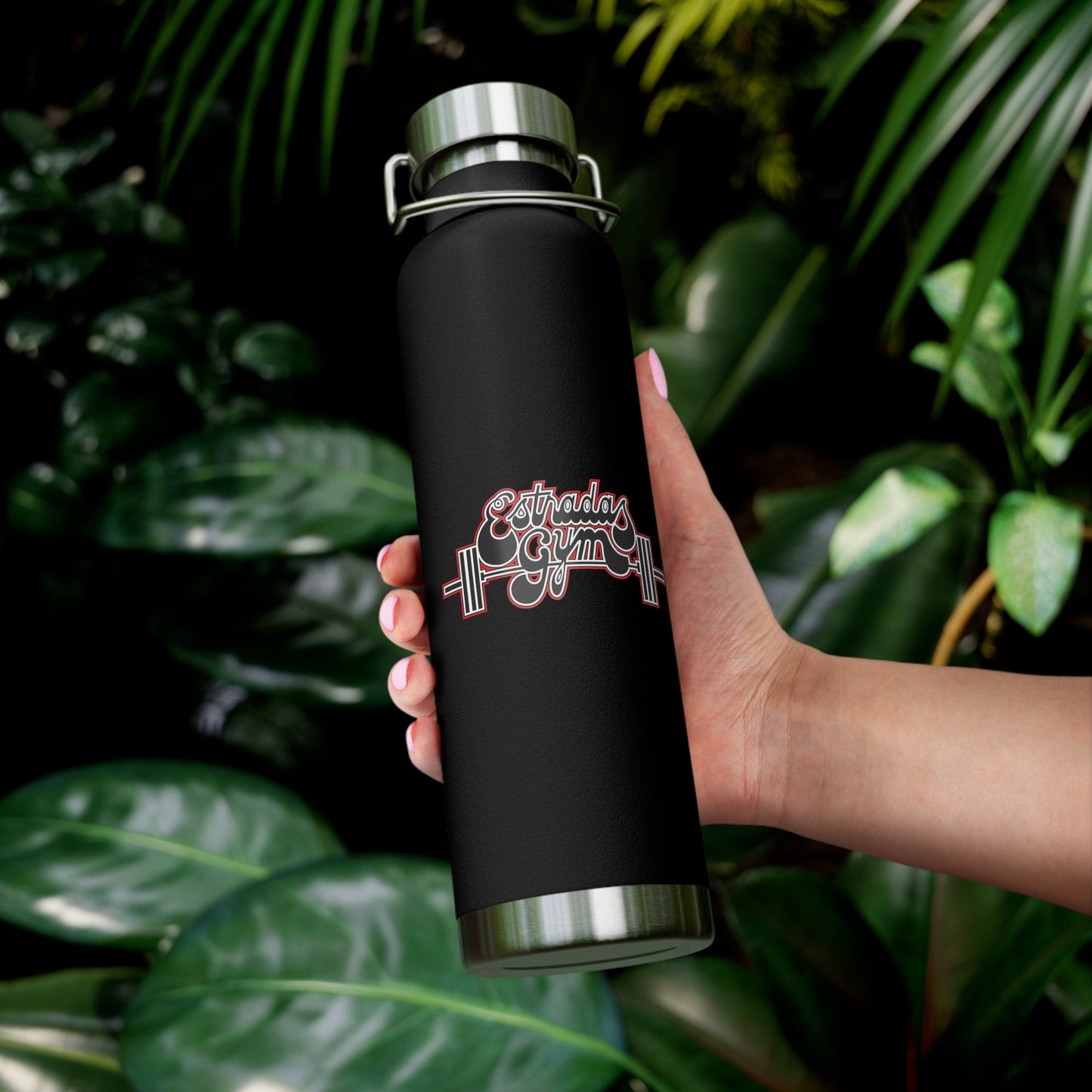 Estrada's Gym Copper Vacuum Insulated Bottle, 22oz
