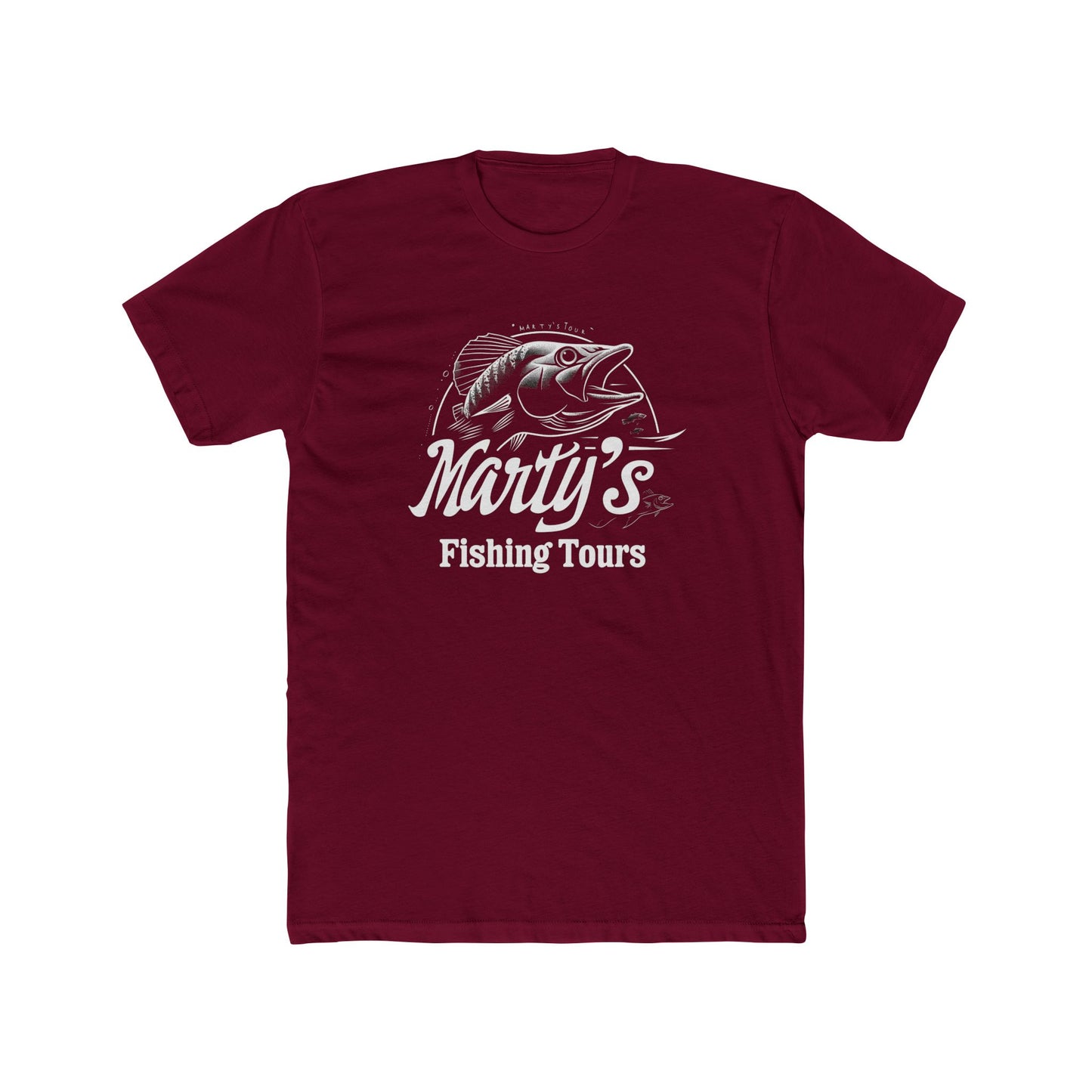 Marty's Fishing Tours Unisex Cotton Crew Tee