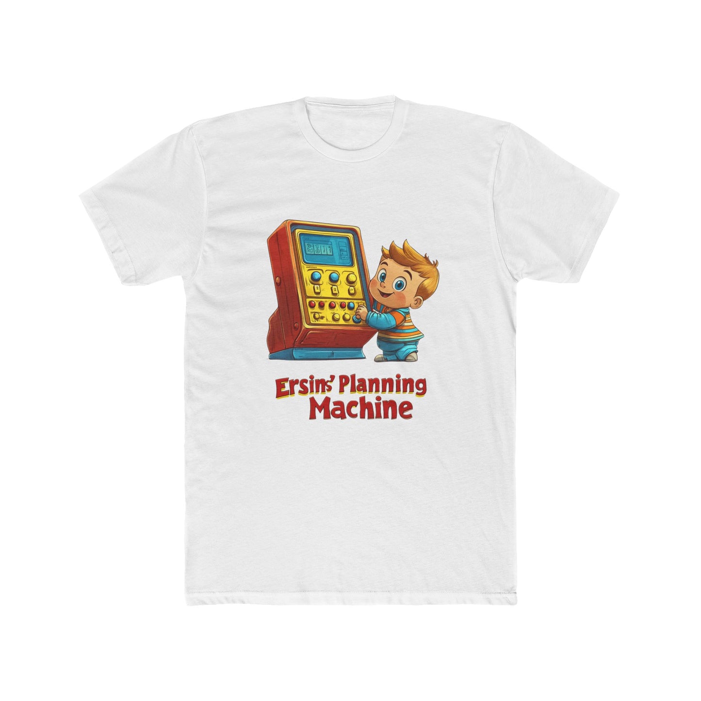 Ersin's Planning Machine Unisex Cotton Crew Tee